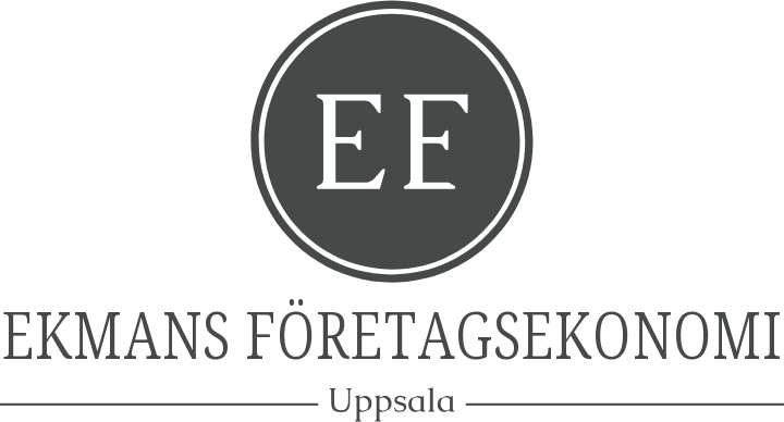 Ekmans Företagsekonomi – logotyp med monogram EF